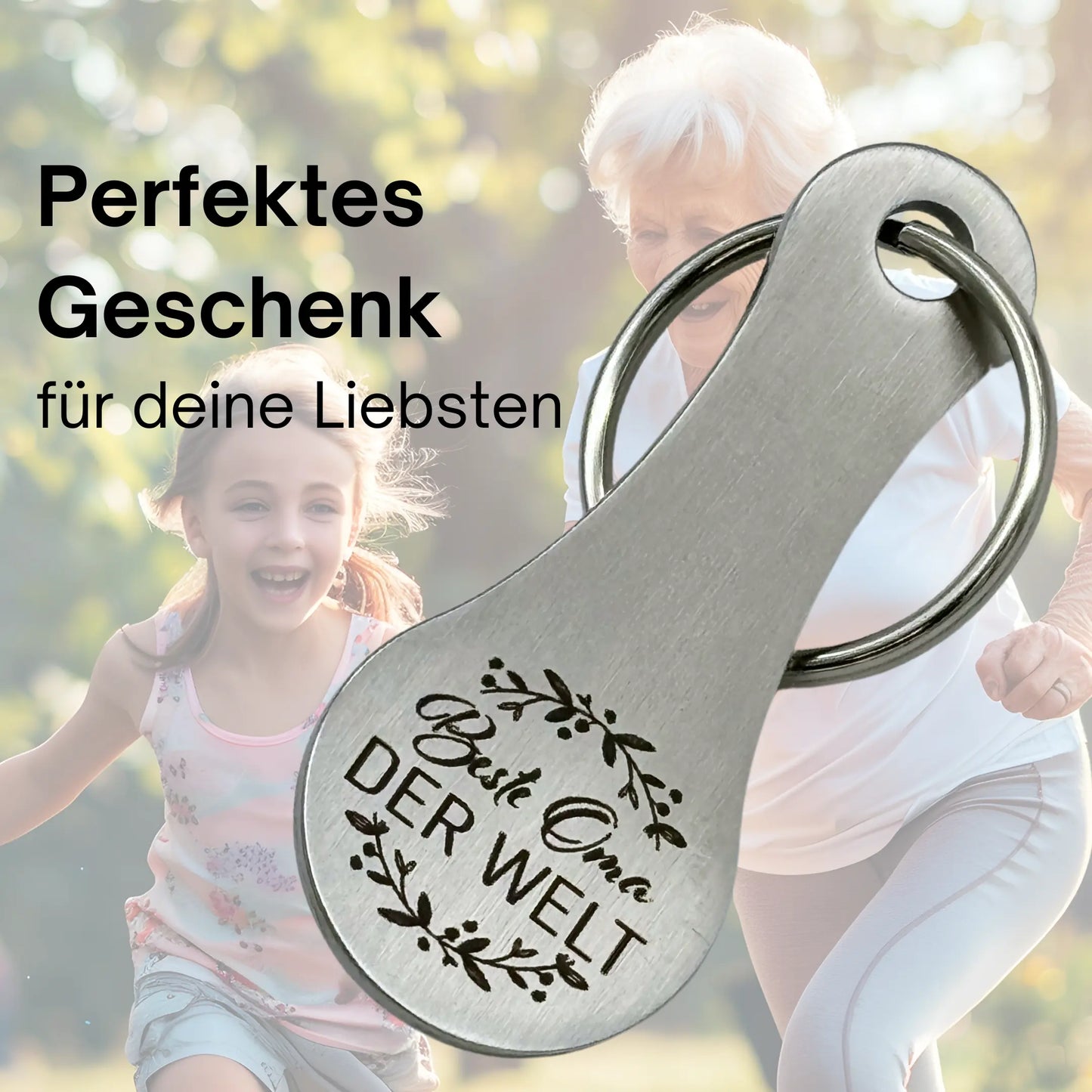 Emotionaler Schlüsselanhänger "Beste Oma der Welt" als perfektes Geschenk für deine Liebsten