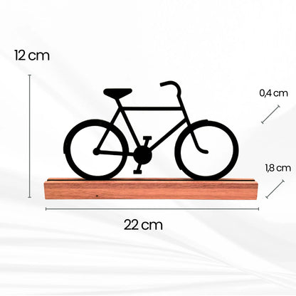 Fahrrad Deko Aufsteller Eichenholz – modernes Design