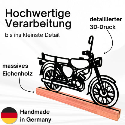 Handmade Simson Deko-Aufsteller für Oldtimer- und DDR-Fans