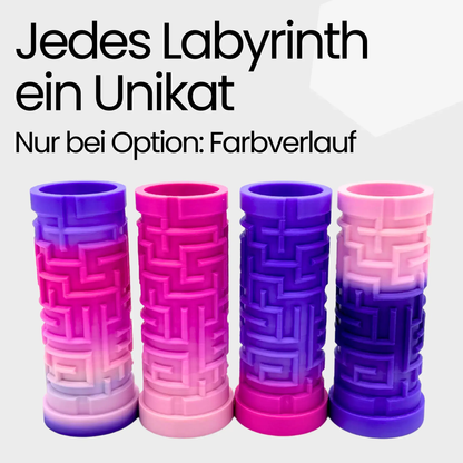 XL Labyrinth Geschenkbox - Rätselbox für Geldgeschenke - Farbverlauf