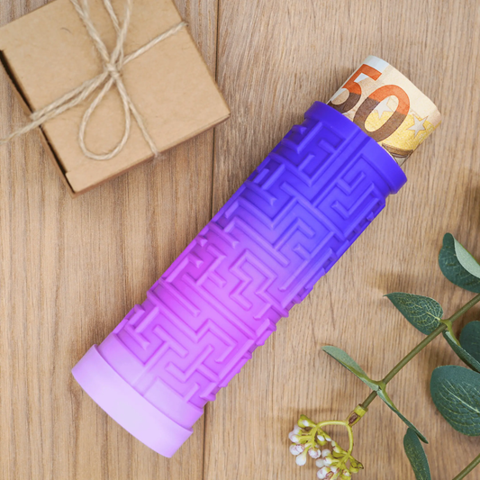 XL Labyrinth Geschenkbox - Rätselbox für Geldgeschenke - Farbverlauf