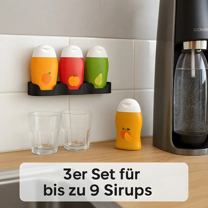 Zerup Wandregal mit Klebepunkten einfach und ohne Bohren in der Küche befestigen