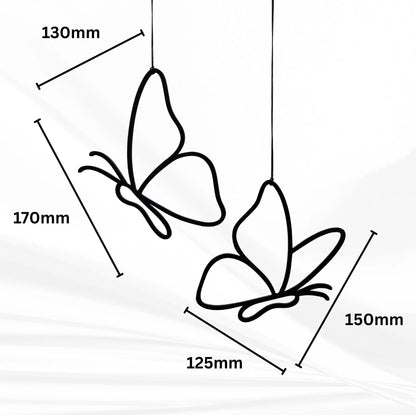 Ombor Schmetterling Fensterdeko zum Aufhängen – 3D-gedruckte Schmetterlingsfigur